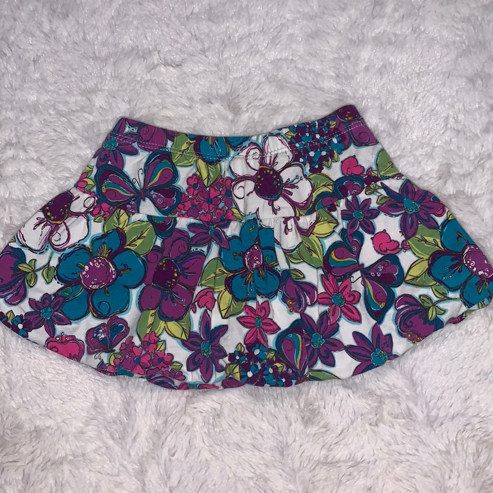 (3 for $10) the childrens place floral skirt 9-12 months baby girl clothing